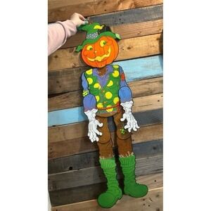 Vintage cardboard Halloween cutout decoration
